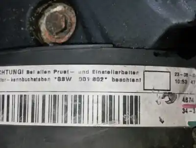 Pièce détachée automobile d'occasion moteur complet pour volkswagen new beetle (9c1/1c1) 1.9 tdi références oem iam bsw  