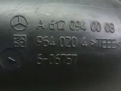 Second-hand car spare part tube for mercedes-benz clase c (w203) berlina 2.7 cdi 20v cat oem iam references a6120940008  9640204