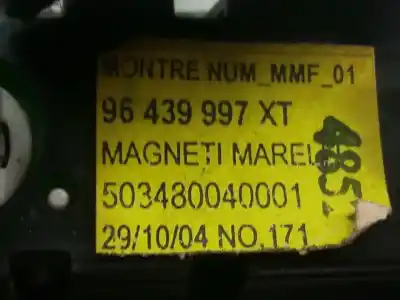 Peça sobressalente para automóvel em segunda mão display gps / multimídia por citroen c3 1.4 hdi cool referências oem iam 96439997xt  