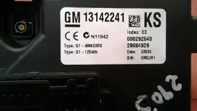Second-hand car spare part fuse box unit for opel corsa d ´´111 years´´ oem iam references 13142241 28084929 000292540