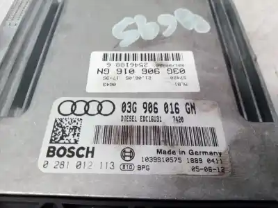 Автозапчастина б/у ебу контролер двигуна для opel corsa d corsavan посилання на oem iam 03g906016gn 0281012113 03g906016gn