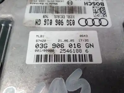 Автозапчастина б/у ебу контролер двигуна для opel corsa d corsavan посилання на oem iam 03g906016gn 0281012113 03g906016gn