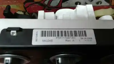 Peça sobressalente para automóvel em segunda mão comando de sofagem (chauffage / ar condicionado)  por dodge caliber s referências oem iam 55111847ad  