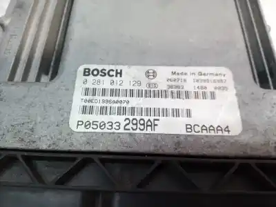 Tweedehands auto-onderdeel ecu motorcontroller voor dodge caliber s oem iam-referenties 0281012129 p05033299 0281012129