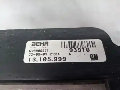 Second-hand car spare part air conditioning condenser / radiator for opel corsa c sri oem iam references 13105999 0006971 13105999