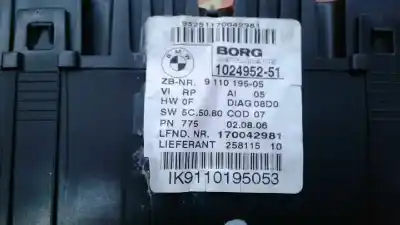 Автозапчасти б/у приборная доска за bmw serie 1 berlina (e81/e87) 120d ссылки oem iam 102495251  