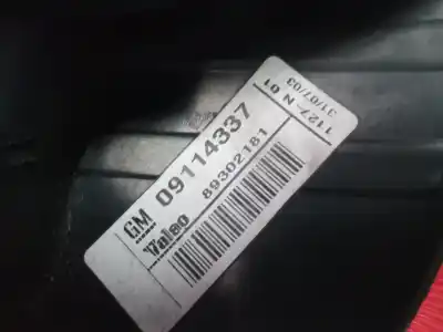 Second-hand car spare part right tailgate light for opel corsa c sri oem iam references 09114337 09114337 09114337