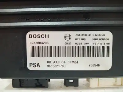 Second-hand car spare part electronic module for citroen c4 picasso exclusive oem iam references 9663821780 9663821780 9663821780