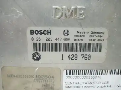Second-hand car spare part ecu engine control for bmw serie 3 compacto (e36) 316i oem iam references 0261203447 0261203447 0261203447