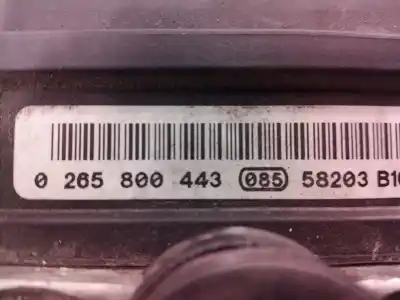 Peça sobressalente para automóvel em segunda mão abs por opel meriva enjoy referências oem iam 0265800443 0265231583 0265800443