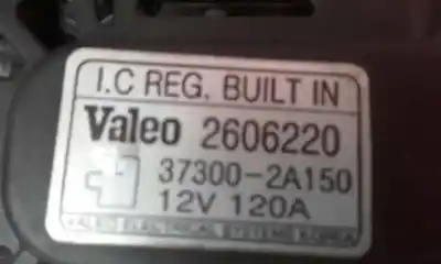 Peça sobressalente para automóvel em segunda mão alternador por kia soul burner referências oem iam 373002a150 12v 120a 2606220