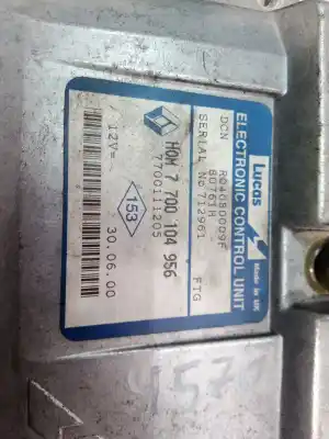 Second-hand car spare part ecu engine control for renault clio ii fase i (b/cbo) 1.9 d alize oem iam references 7700104956 7700104956 7700104956
