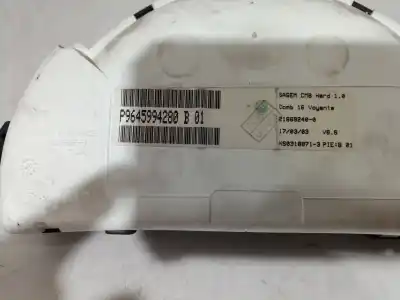 Peça sobressalente para automóvel em segunda mão quadrante por citroen c3 pluriel 1.4 referências oem iam 6105ev 6105ev 6105ev