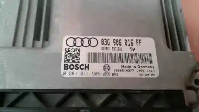 Автозапчастина б/у ебу контролер двигуна для audi a3 (8p) 2.0 tdi ambiente посилання на oem iam 0281011905  03g906016ff