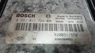 Second-hand car spare part ecu engine control for renault espace iv (jk0) grand espace expression oem iam references 0281011724 0281011724 0281011724
