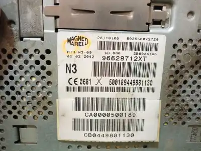 Pezzo di ricambio per auto di seconda mano impianto audio / radio cd per citroen c4 picasso millenium riferimenti oem iam 96629712xt 96629712 503550072725