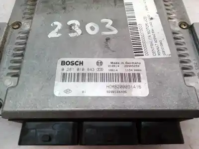 Peça sobressalente para automóvel em segunda mão centralina de motor uce por renault scenic rx4 (ja0) 1.9 dci salomon referências oem iam 0281010843 0281010843 0281010843