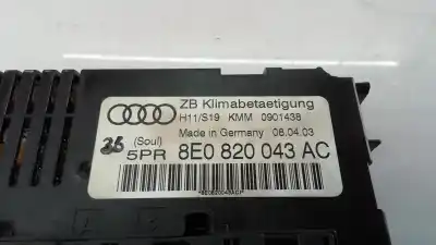 Pezzo di ricambio per auto di seconda mano controllo climatico per audi a4 cabrio (8h) * riferimenti oem iam 8e0820043ac 8e0820043 8e0820043