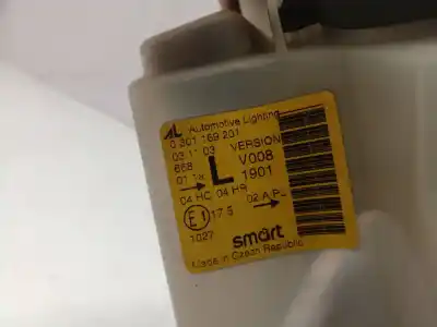 Peça sobressalente para automóvel em segunda mão farol / farolim esquerdo por smart coupe básico (45kw) referências oem iam 0301169201 0301169201 0301169201
