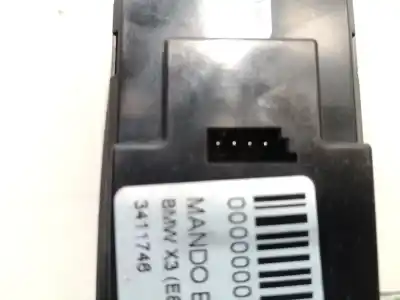 Peça sobressalente para automóvel em segunda mão botão / interruptor elevador vidro dianteiro esquerdo por bmw serie x3 (e83) 2.0d [2.0 ltr. - 110 kw 16v diesel cat] referências oem iam 3411746 3411746 3411746