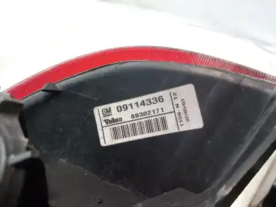 Second-hand car spare part left tailgate light for opel corsa c sri oem iam references   