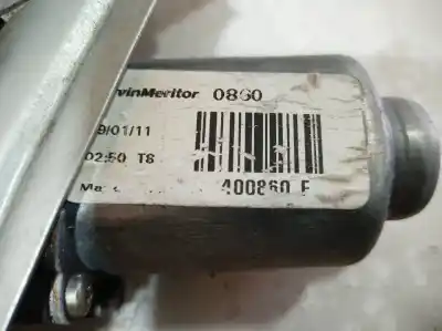 Second-hand car spare part driver left window regulator for renault clio iii authentique oem iam references 400860f 400860 400860f