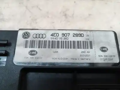 Second-hand car spare part fuse box unit for audi a8 (4e2) 4.2 fsi quattro 350 cv / 257 kw oem iam references 4e0907289d 4e0907289 4e0907289d