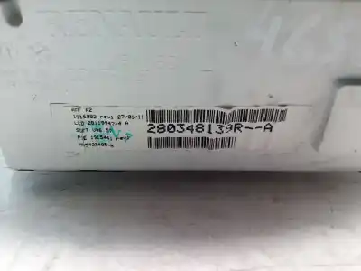 Second-hand car spare part multifunction display for renault clio iii authentique oem iam references 280348139r 280348139 280348139r
