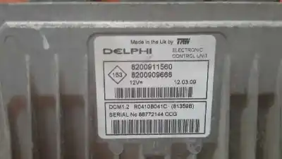 Second-hand car spare part ecu engine control for renault clio iii exception oem iam references 8200911560 8200911560 8200909666