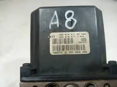 Peça sobressalente para automóvel em segunda mão abs por audi a8 (4e2) 3.7 quattro referências oem iam 4e0614517bq 4e0910517j 4e0614517