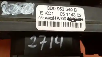 Pezzo di ricambio per auto di seconda mano comando multifunzione per volkswagen phaeton (3d2/3d8) 3.2 v6 24v riferimenti oem iam 3d0953549 3d0953549 3d0953549 Pezzo di ricambio per auto di seconda mano comando multifunzione per volkswagen phaeton (3d2/3d8) 3.2 v6 24v riferimenti oem iam 3d0953549 3d0953549 3d0953549