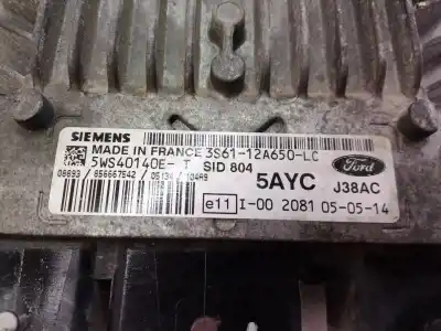 Second-hand car spare part ecu engine control for ford fiesta (cbk) ambiente oem iam references 3s6112a650lc 5ws40140 3s6112a650