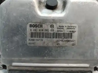 Second-hand car spare part ecu engine control for renault kangoo (f/kc0) 1.9 dti diesel oem iam references 0281010502 0281010502 0281010502