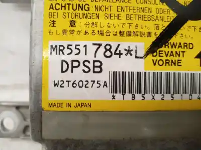 Second-hand car spare part airbag control unit for mitsubishi montero (v60/v70) 3.2 di-d avance oem iam references mr551784 mr551784 mr551784
