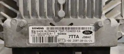 Second-hand car spare part ecu engine control for ford fiesta (cbk) ambiente oem iam references 7s6112a650ea 5ws40632a 7s6112a650ea