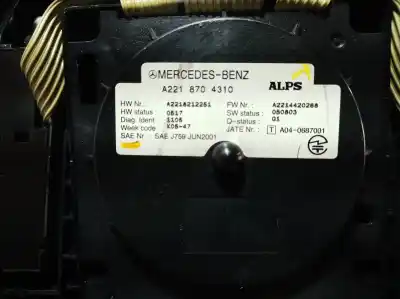 Автозапчасти б/у многофункциональное управление за mercedes-benz clase s (w221) berlina 500 (221.071) ссылки oem iam a2218212251 p0107627 a2218212251