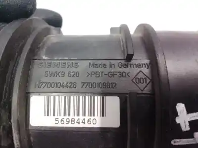 Peça sobressalente para automóvel em segunda mão medidor de massa de ar por renault scenic ii authentique referências oem iam 5wk9620 5wk9620 5wk9620