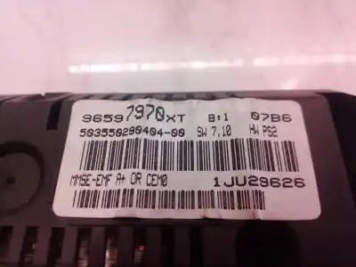 Second-hand car spare part multifunction display for citroen c2 audace oem iam references 96597970xt 503550290404 96597970