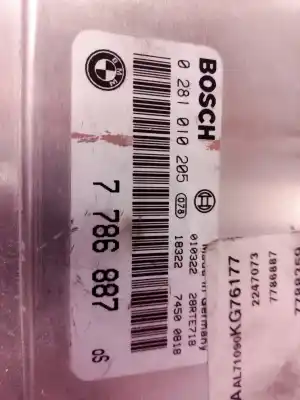 Second-hand car spare part ecu engine control for bmw serie 3 berlina (e46) 320d oem iam references 7786887 7786887 7786887