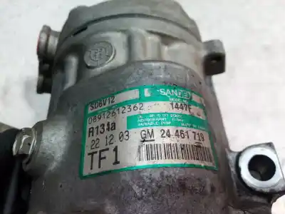 Second-hand car spare part air conditioning compressor for opel corsa c sri oem iam references 24461719 24461719 24461719