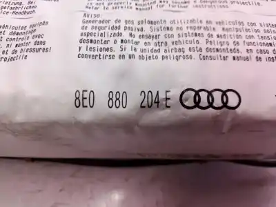 Автозапчастина б/у передня права подушка безопасности для audi a4 cabrio (8h) 2.0 tdi посилання на oem iam 8e0880204e 8e0880204 8e0880204