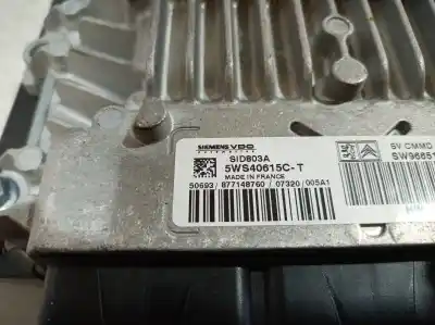 Second-hand car spare part ecu engine control for citroen c4 picasso exclusive oem iam references 5ws40615c 5ws40615 5ws40615c