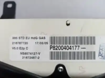 Second-hand car spare part dashboard for renault clio ii fase ii (b/cb0) authentique confort oem iam references p8200404177 p8200404177 p8200404177