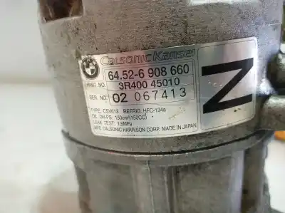 Second-hand car spare part air conditioning compressor for bmw serie 3 compact (e46) 316ti oem iam references 3r40045010 3r40045010 3r40045010