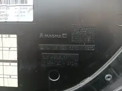 Recambio de automóvil de segunda mano de guarnecido puerta delantera derecha para mercedes clase a (w168) 170 cdi l (168.109) referencias oem iam a1687305670 a1687305670 a1687305670