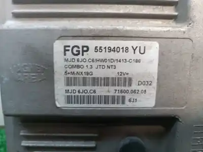 Second-hand car spare part ecu engine control for opel combo cargo oem iam references 55194018 mjd6joc6 55194018