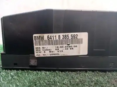Second-hand car spare part climate control for bmw serie 7 (e38) 730il oem iam references 64118385592 1600043006 64118385592