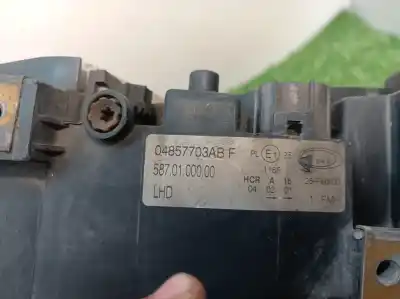 Second-hand car spare part left headlight for chrysler grand voyager limited oem iam references 04857703abf 5870100000 04857703abf