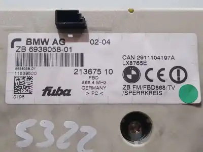 Second-hand car spare part electronic module for bmw serie 7 (e65/e66) 6.0 cat oem iam references zb693805801
