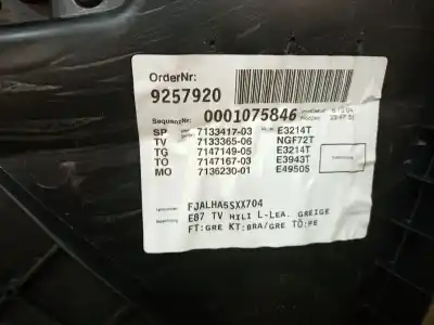 Pezzo di ricambio per auto di seconda mano rivestimento portiera posteriore sinistra per bmw 1 (e87) 116 i riferimenti oem iam 51417067959 51417067959 51417067959